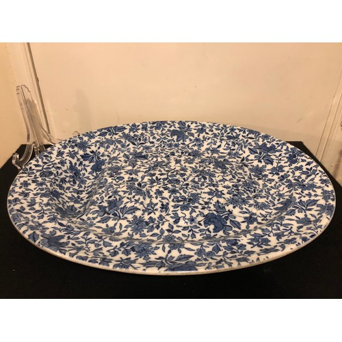 1152 - Large Mintons Dorset turkey platter with drainage channels 54cm x 43cm