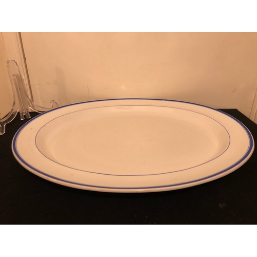 1153 - Large Booths turkey platter 50cm x 40cm