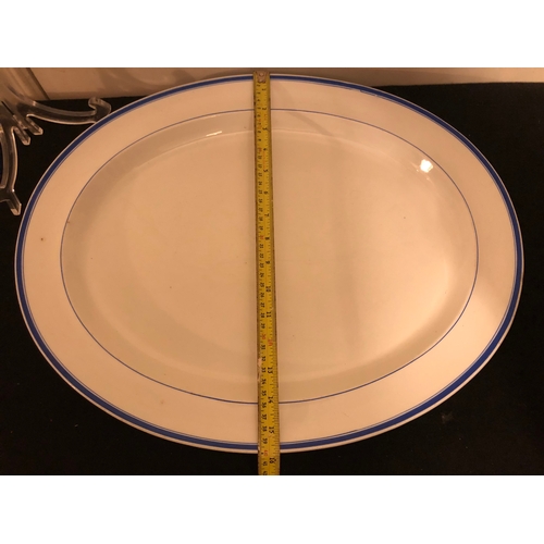 1153 - Large Booths turkey platter 50cm x 40cm