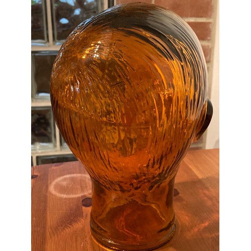 1154 - Orange glass head