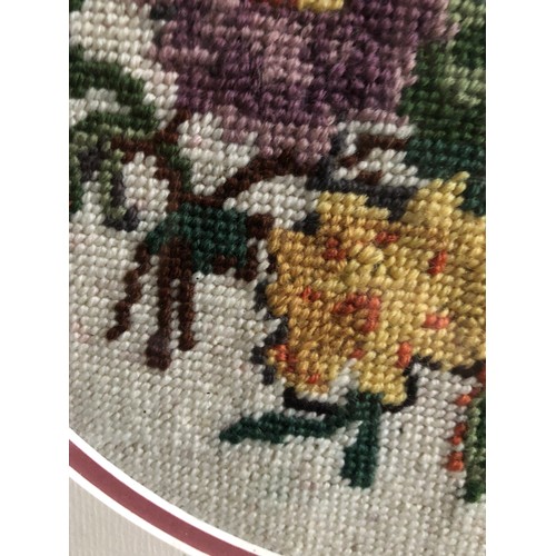 1176 - Needlepoint framed picture