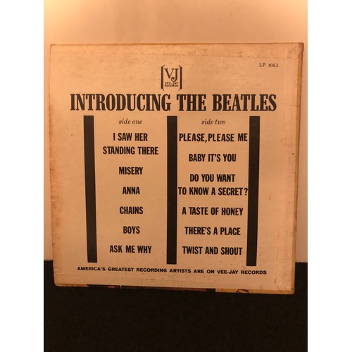 223 - Introducing The Beatles. Englands No.1 Vocal Group USA Import. LP 1062