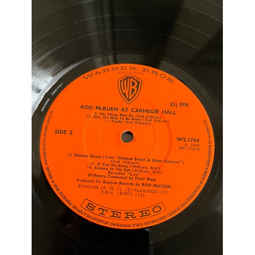 447 - Rod McKuen At Carnegie Hall. April 29, 1969 WS1794. Stereo