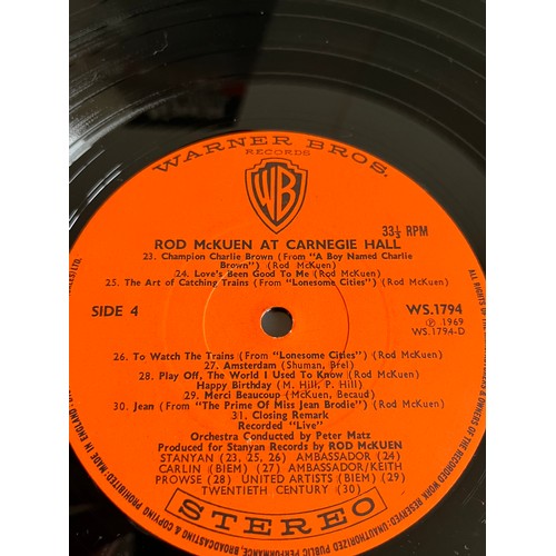 447 - Rod McKuen At Carnegie Hall. April 29, 1969 WS1794. Stereo