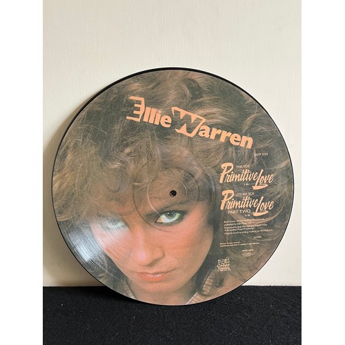 451 - Ellie Warren. Primitive love picture disc JETP 1223. 45 RPM