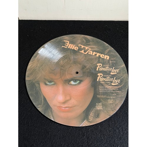 451 - Ellie Warren. Primitive love picture disc JETP 1223. 45 RPM