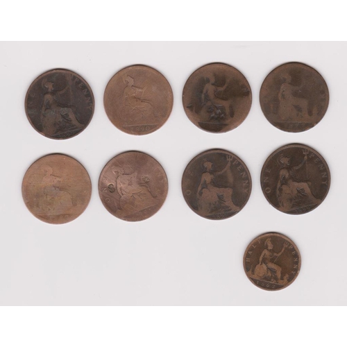 73 - A collection of Old One Penny pieces 1960’s