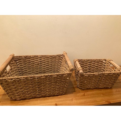 113 - To quality rattan wicker baskets