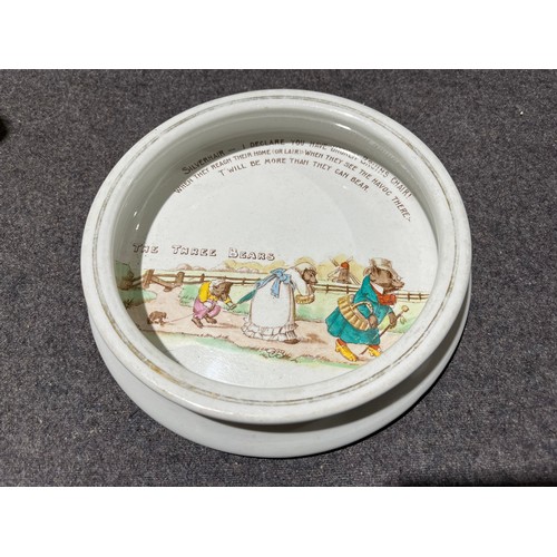 187 - Wileman & Co pre Shelley Three Bears babies bowl