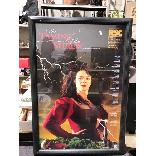 794 - The Taming of the Shrew - Royal Shakespeare Company Theatre Poster Framed.