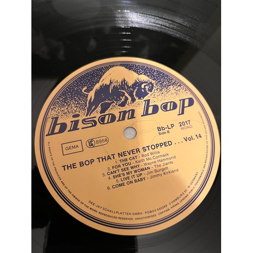 628 - Bison bop. The bop that never stopped - For a real rockin’ cat. Volume 14 Mono Bb-LP 2017.