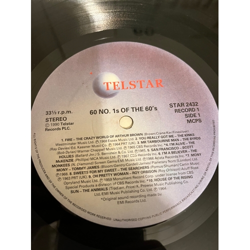 634 - 60 Number, ones of the sixties. Three record set. Telstar STAR2432