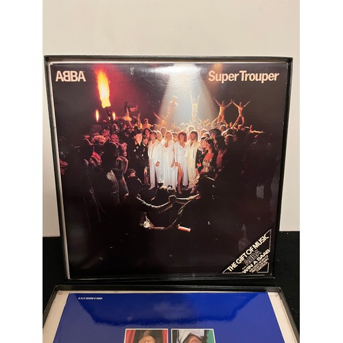 635 - ABBA. Super trouper boxed collection all mint LP poster booklet. Epic records, stereo, EPC 10022