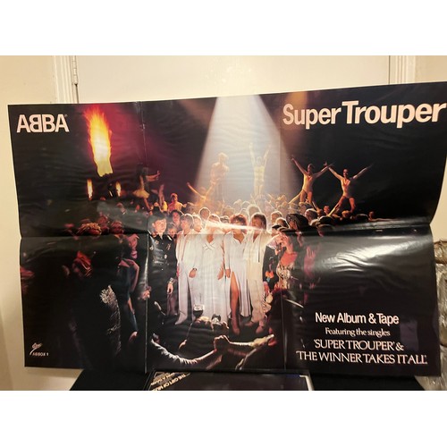 635 - ABBA. Super trouper boxed collection all mint LP poster booklet. Epic records, stereo, EPC 10022