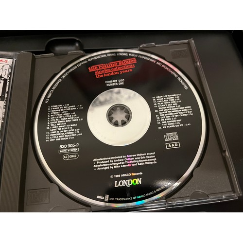 656 - The Rolling Stones. Singles collection. The London years. USA import. Three CDs. Booklet. Mint. 1218... 