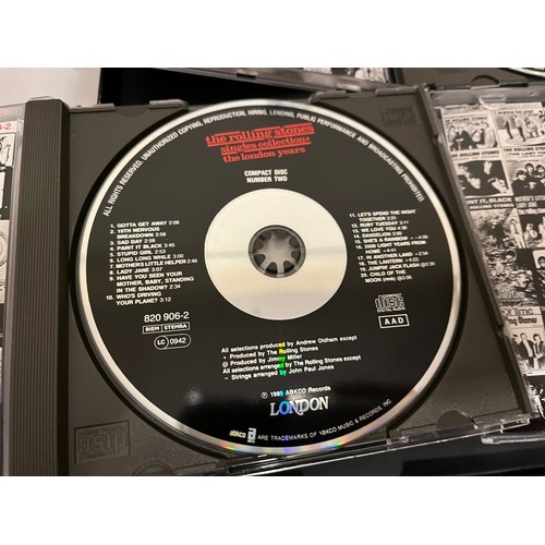 656 - The Rolling Stones. Singles collection. The London years. USA import. Three CDs. Booklet. Mint. 1218... 