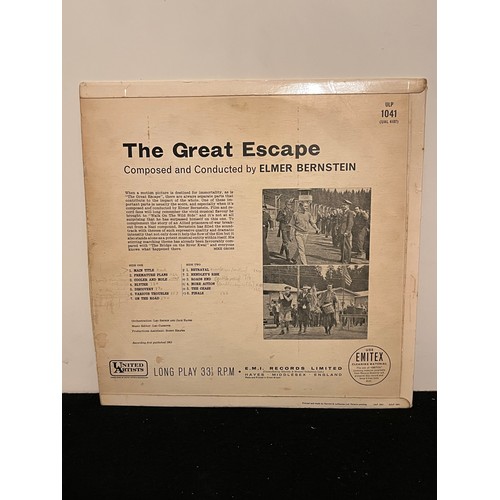 382 - The great escape. Original motion picture soundtrack album, mono, United Artists, ULP1041