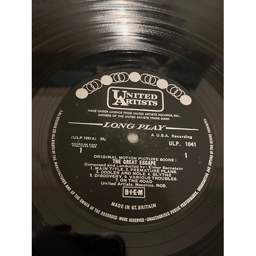 382 - The great escape. Original motion picture soundtrack album, mono, United Artists, ULP1041