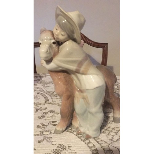 1 - Lladro Boy and donkey