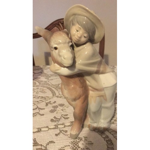 1 - Lladro Boy and donkey