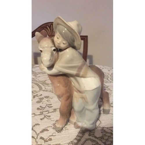 1 - Lladro Boy and donkey