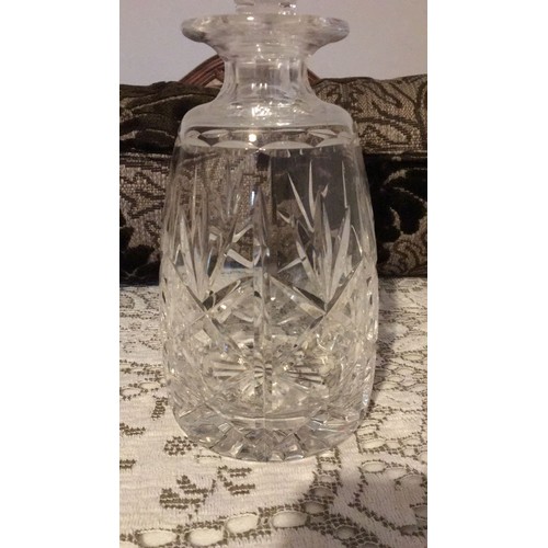 16 - Signed Stuart Crystal decanter