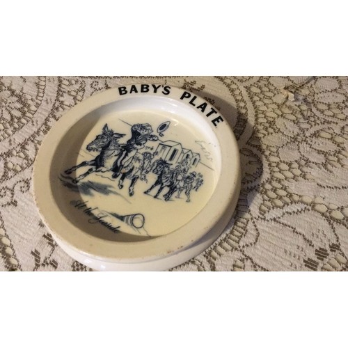 25 - W & R Carltonware. Babies plate.