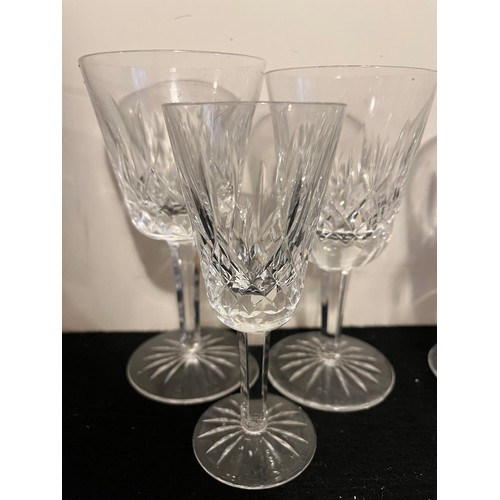 30 - Selection of 21 Waterford Crystal stemware glasses,
6 red wine, 14 white wine and 1 sherry.