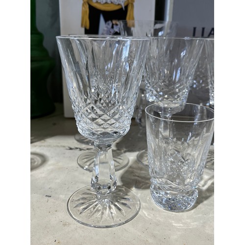 62 - Various Waterford drinking glasses.