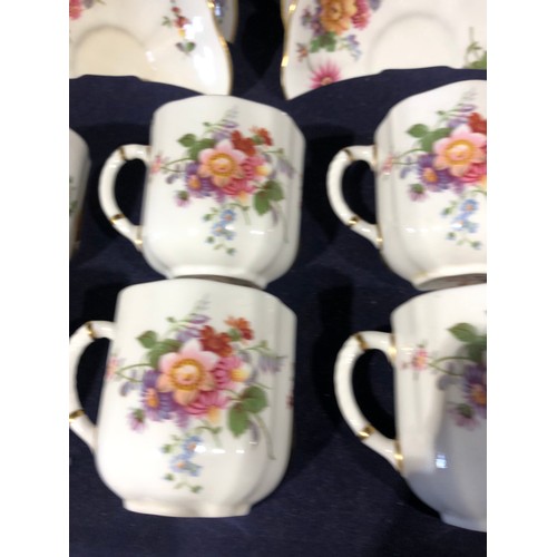 71 - Royal Crown Derby boxed Posies teaset.