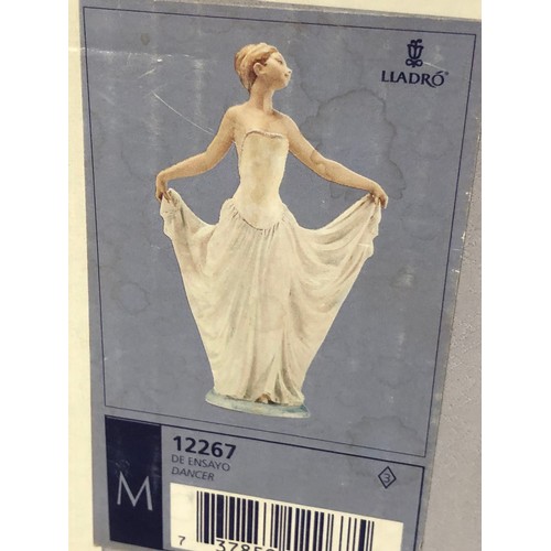 73 - Lladro Dancer lady figurine. Boxed