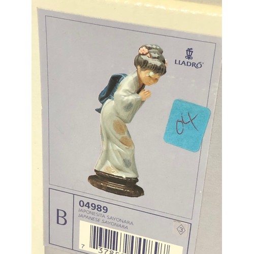 74 - Lladro  lady figurine. Boxed