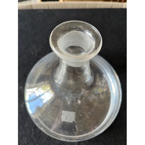 104 - Dartington ships decanter with stopper