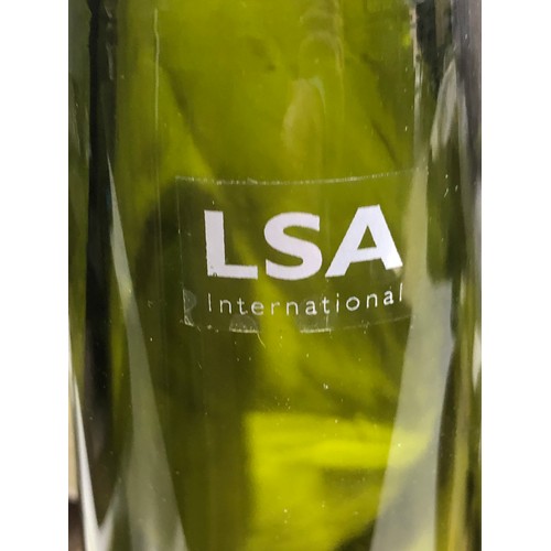 168 - Green LSA glass items