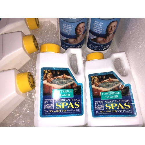 348 - Hot tub scale inhibitor and cartridge cleaner