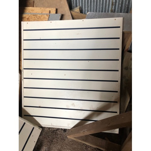 43 - 2 slat boards with stainless steel pegs