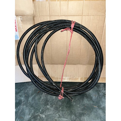 46 - 10 m of armoured electric cable, three x 4 mm wires.