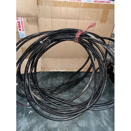 47 - 23 m of armoured electric cable, three x 4 mm wires.