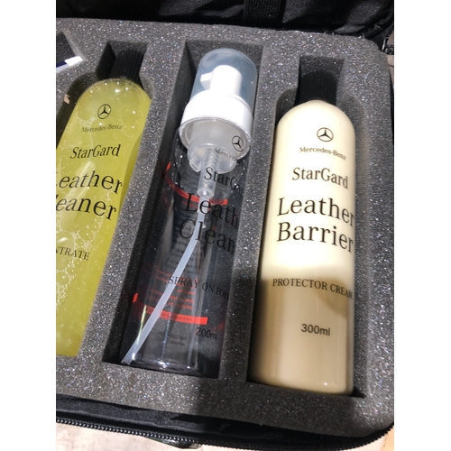 50 - Mercedes car cleaning and leather care kits.