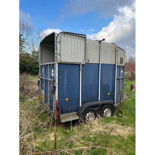 64 - Ifor Williams 510 horse trailer, Been parked up for awhile and requires new floor available from Ifo... 