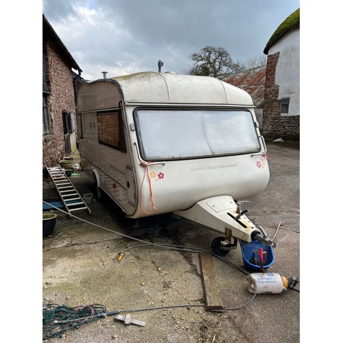 65 - Celeste caravan. For renovation. A beautiful fully equipped luxury 2 berth vintage classic Cotswold ... 