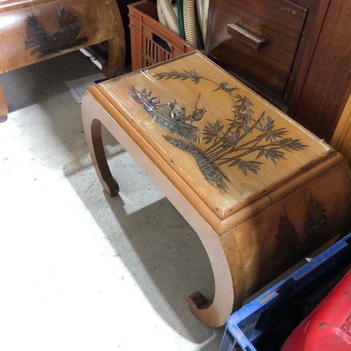 228 - Small Carved Chinese coffee table