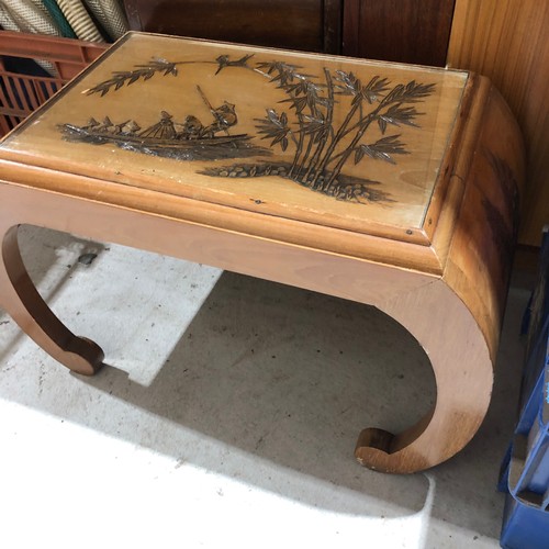 228 - Small Carved Chinese coffee table