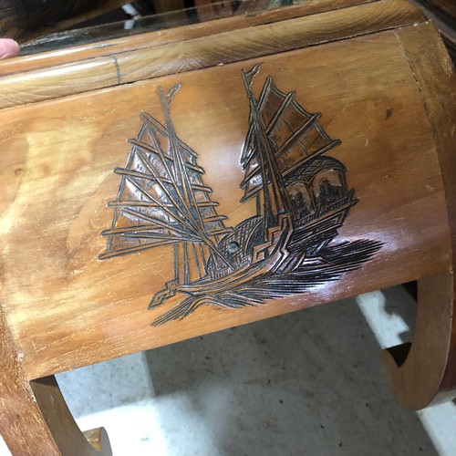 228 - Small Carved Chinese coffee table