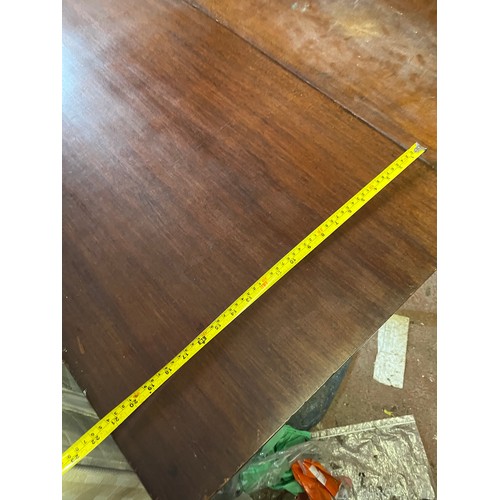 231 - Mahogany drop leaf dining table