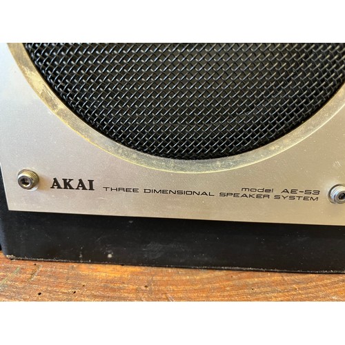 277 - Pair of AKAI 3 dimentional speakers. Model AE-53