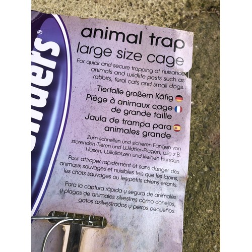 313 - New Large animal trap. Rabbits cats etc RRP £40