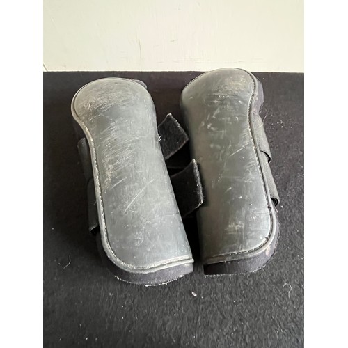 340 - Pair of Norton rear competition leg guards