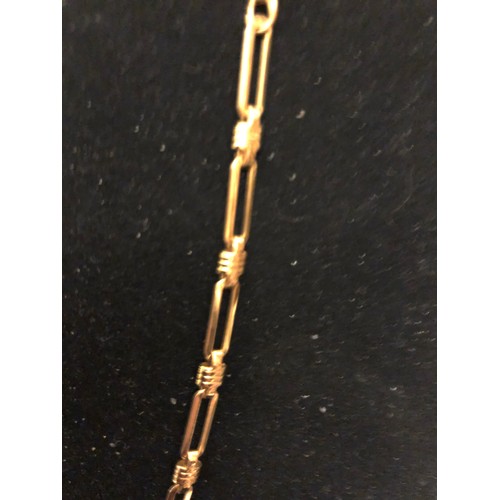 396 - Gold plated chain necklace 23