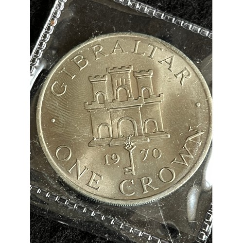 488 - 1970 Gibraltar, one crown